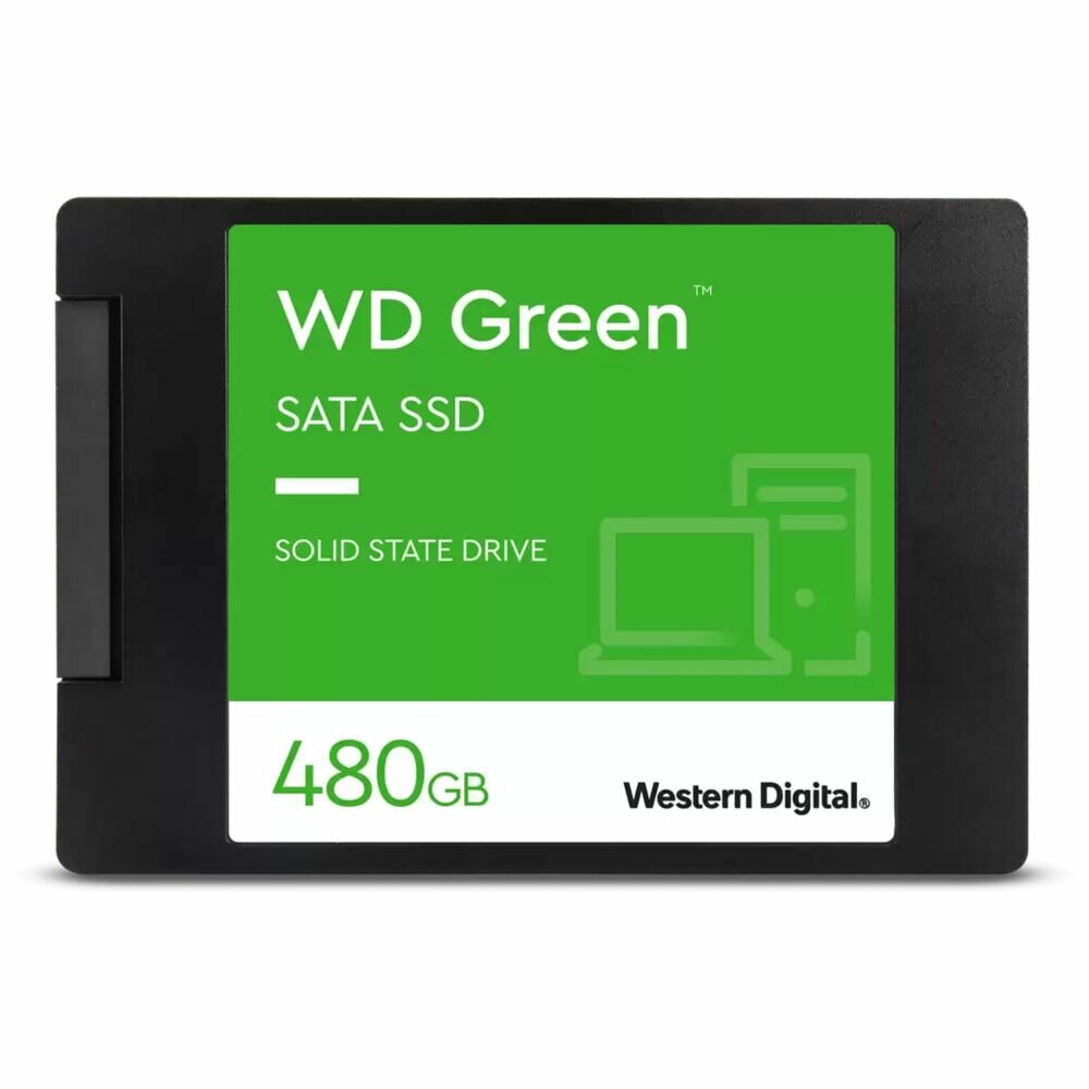 Твердотельный накопитель Western Digital WD Green SATA 480 ГБ SATA WDS480G3G0A