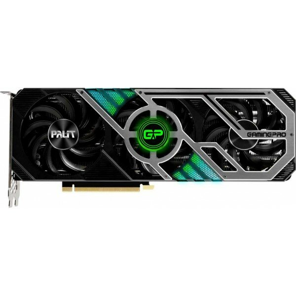 PALIT Видеокарта Palit PCI-E 4.0 PA-RTX3070TI GAMINGPRO 8G NVIDIA GeForce RTX 3070TI 8192Mb 256 GDDR6X 1575/19000 HDMIx1 DPx3 HDCP Ret NED307T019P2-1046A