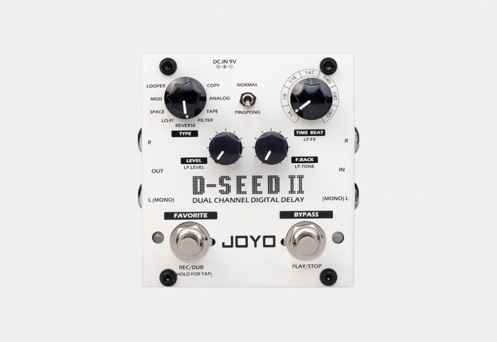 Joyo Stereo Delay Педаль эффектов, Joyo D-SEED-II