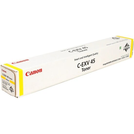 Тонер CANON C-EXV45 Y C-EXV45 Y для imageRUNNER ADVANCE C72хх желтый