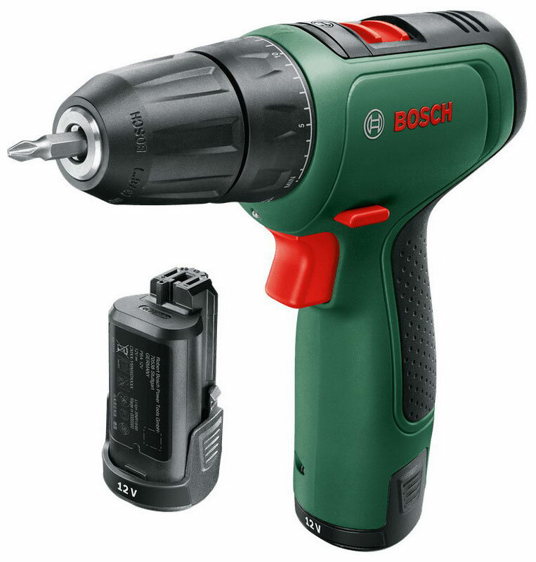 Дрель-шуруповерт Bosch EasyDrill 1200 кейс в комплекте (06039D3007)