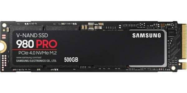 Твердотельный накопитель SSD M.2 500 Gb Samsung 980 PRO Read 7000Mb/s Write 5000Mb/s 3D NAND TLC (MZ-V8P500BW)