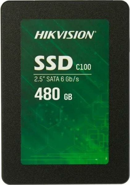 Твердотельный накопитель SSD 2.5 480 Gb Hikvision C100 Read 520Mb/s Write 400Mb/s 3D NAND TLC