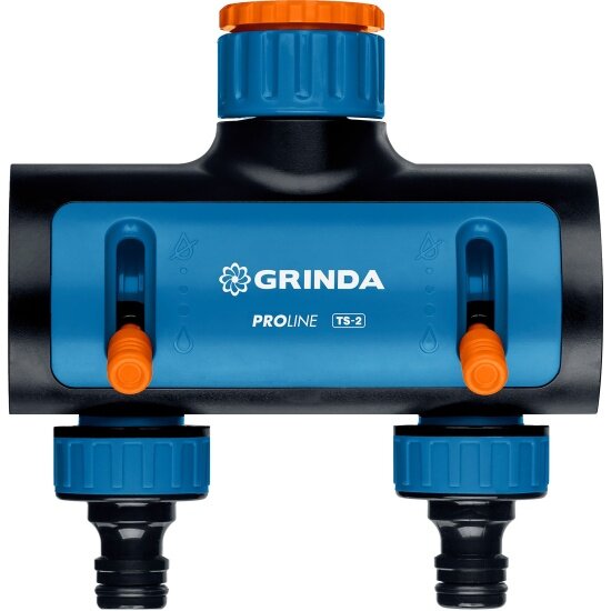 GRINDA PROLine TS-2 3/4"-1" распределитель двухканальный поливочный с внутренней резьбой