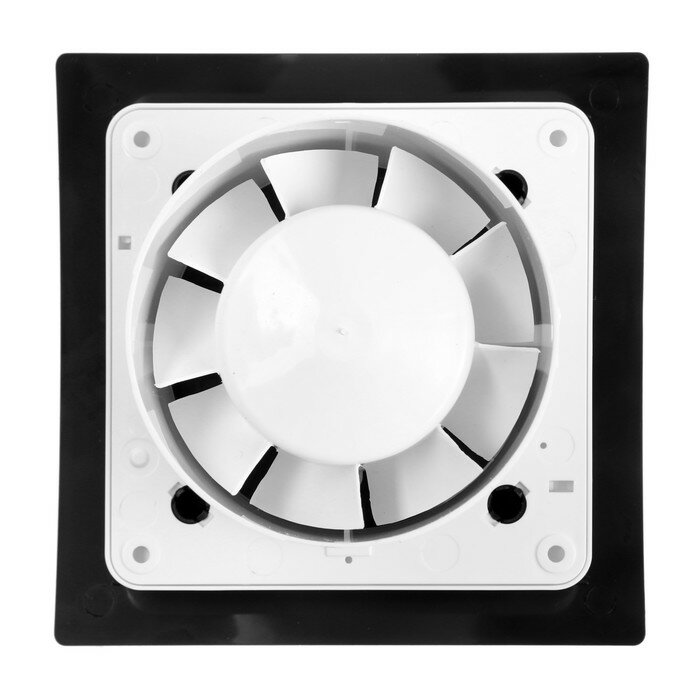Вентилятор вытяжной "КосмоВент" KVB100, d=100 мм, 33-41 дБ, без выключателя, матовый черный - фотография № 3