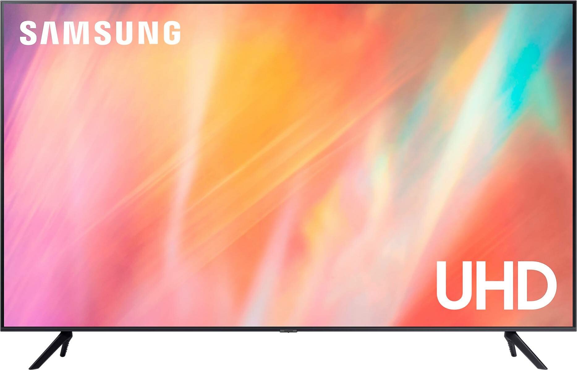 Телевизор Samsung Series 7 UE50AU7100UXRU, 50", 4K Ultra HD, титан