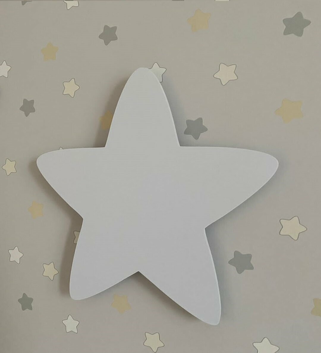 Светильник-ночник "Звезда" 35х35см, выключатель кнопочка, белая теплая подсветка - фотография № 3