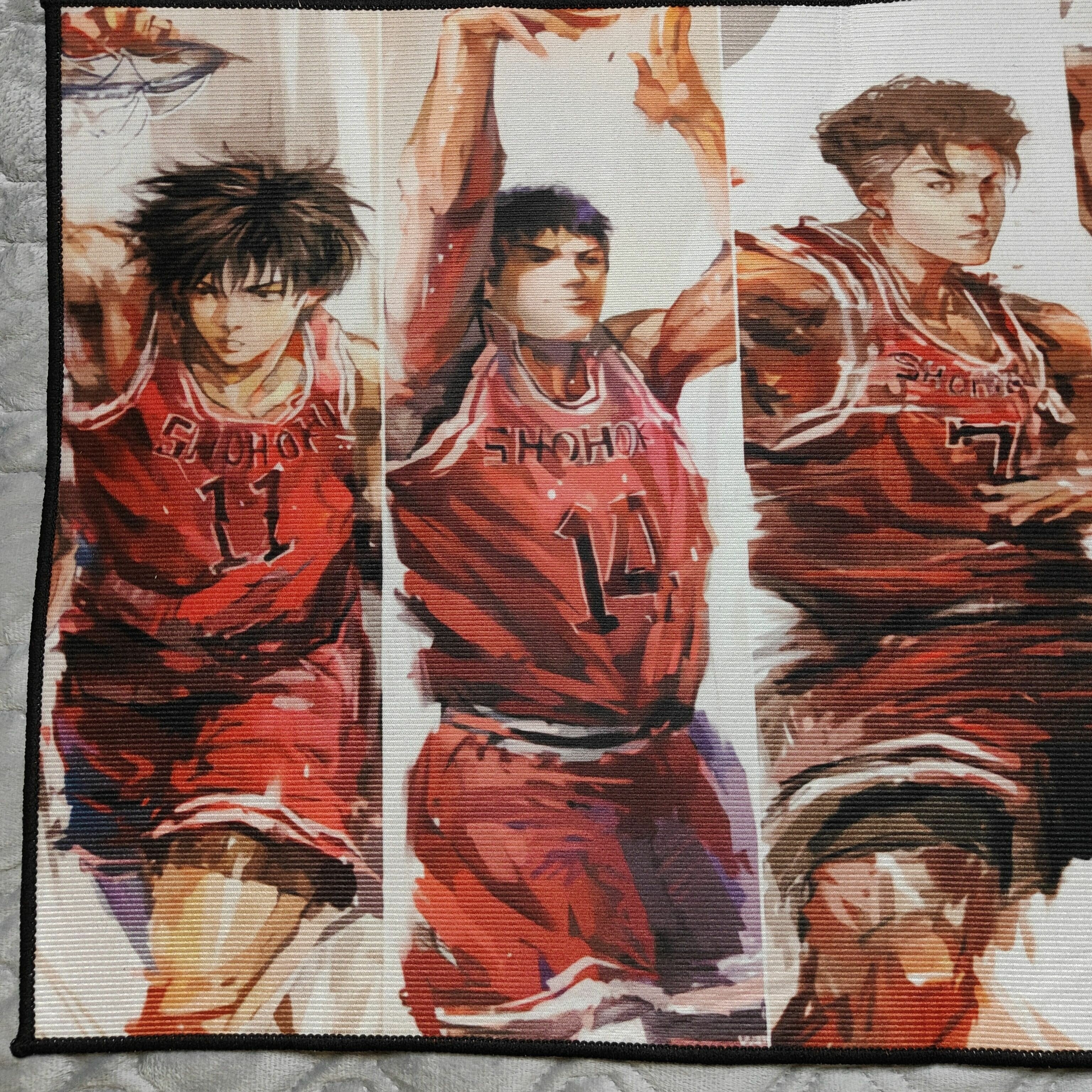 Коврик 50x80 см slam dunk аниме безворсовый ковёр Shohoku High School - фотография № 6