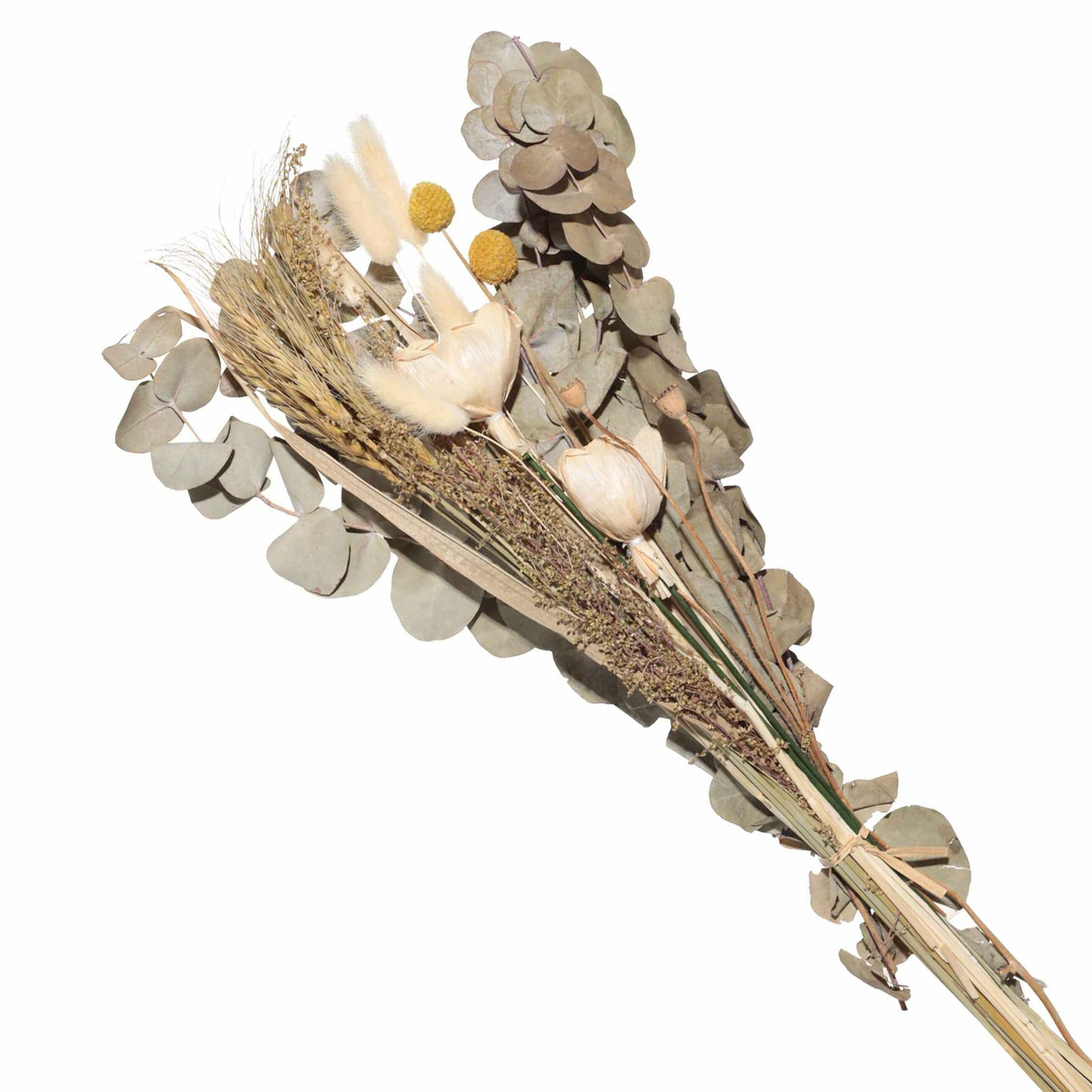 Букет декоративный 62 см в крафте сухоцветы Эвкалипт/Пшеница Dried flower