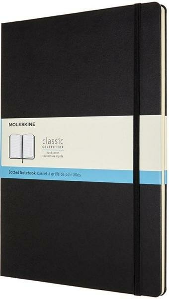 Блокнот Moleskine CLASSIC QP111 A4 192стр. клетка твердая обложка черный