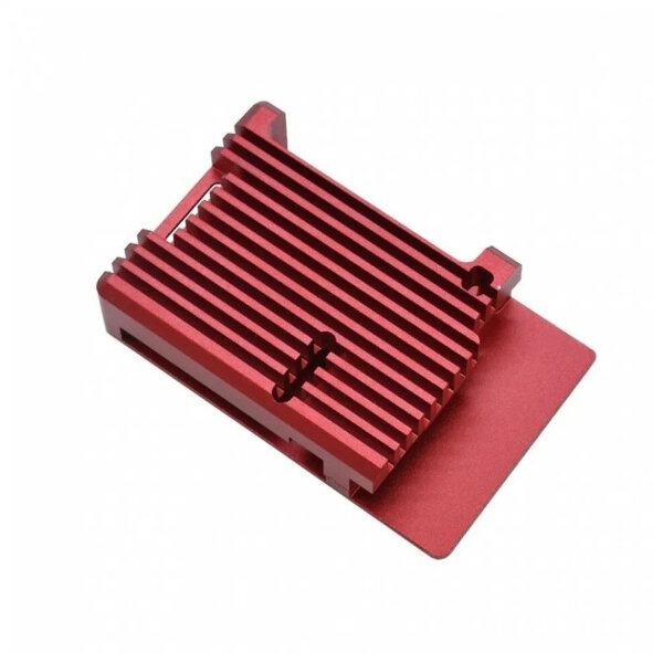 Корпус Qumo Aluminum case without fan, Raspberry Pi 4, red(RS004)