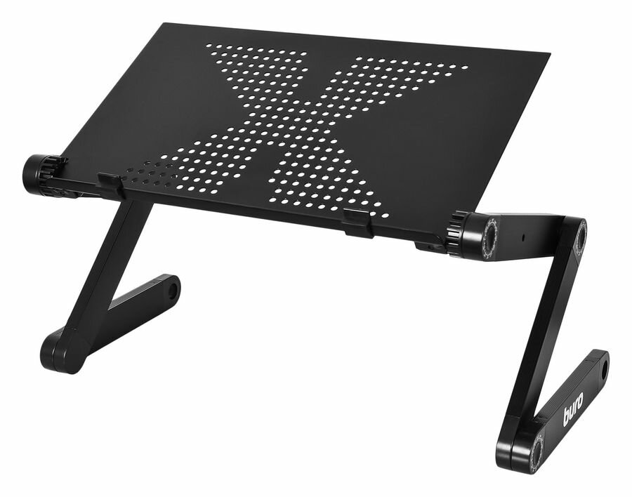 Стол для ноутбука BURO BU-807, металл, черный