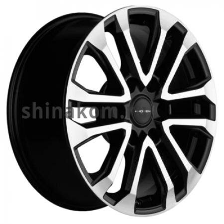 Диск 7,5*18 6*139,7 ET30 106,1 Khomen Wheels KHW1805 Black-FP (Fortuner/Hilux)