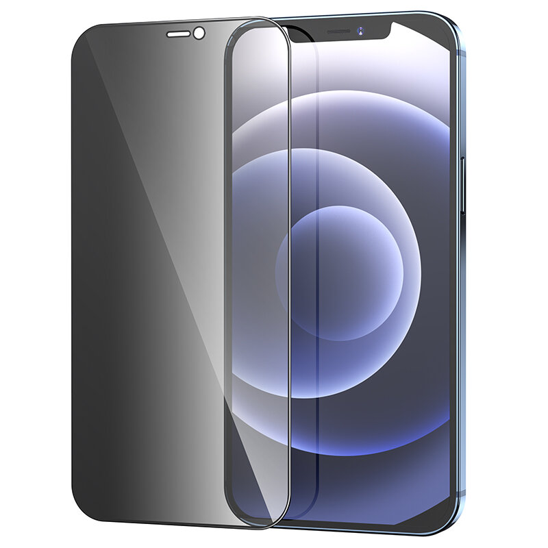 Защитное стекло на iPhone 12 (6.1)/12 Pro (6.1) G11 HOCO Full screen HD privacy protection tempered glass черное