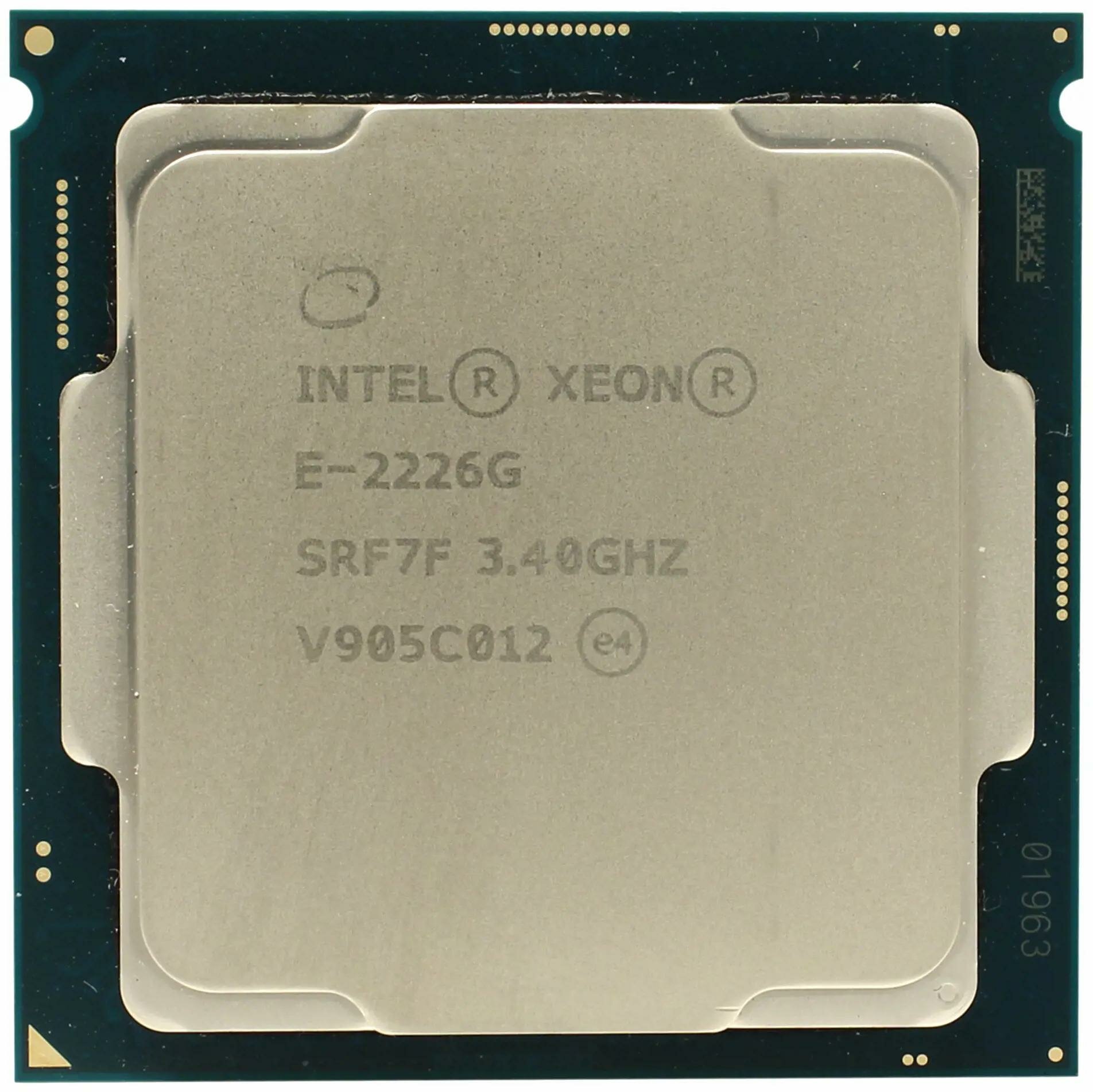 Процессор Intel Xeon E-2226G (3.4GHz/12MB/6cores) LGA1151 OEM