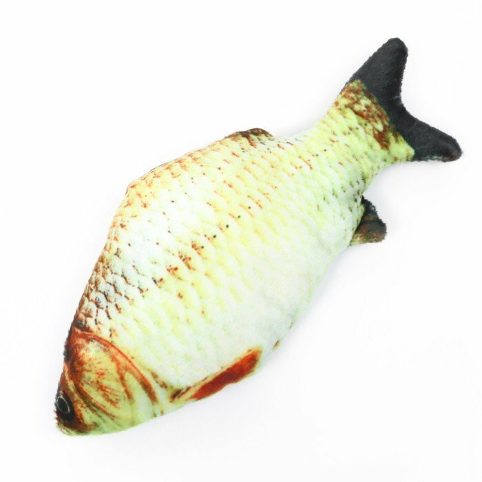 Игрушка "Рыба моей мечты!" с кошачьей мятой, 20 см (комплект из 9 шт) - фотография № 4