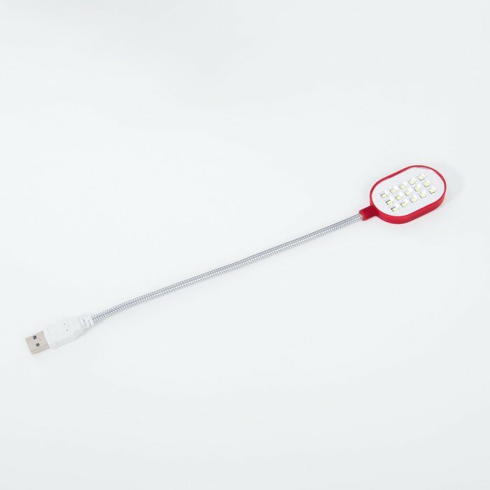 Светильник "Компакт" 3Вт USB красный 7х1х34 см - фотография № 5