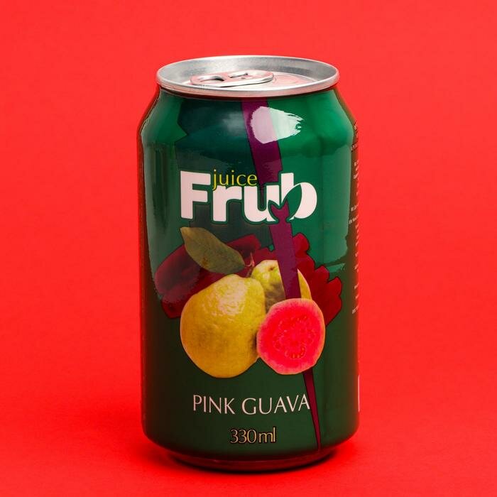 Напиток безалкогольный Frub «Розовая гуава» сокосодержащий, 330 мл , 3 шт. - фотография № 1