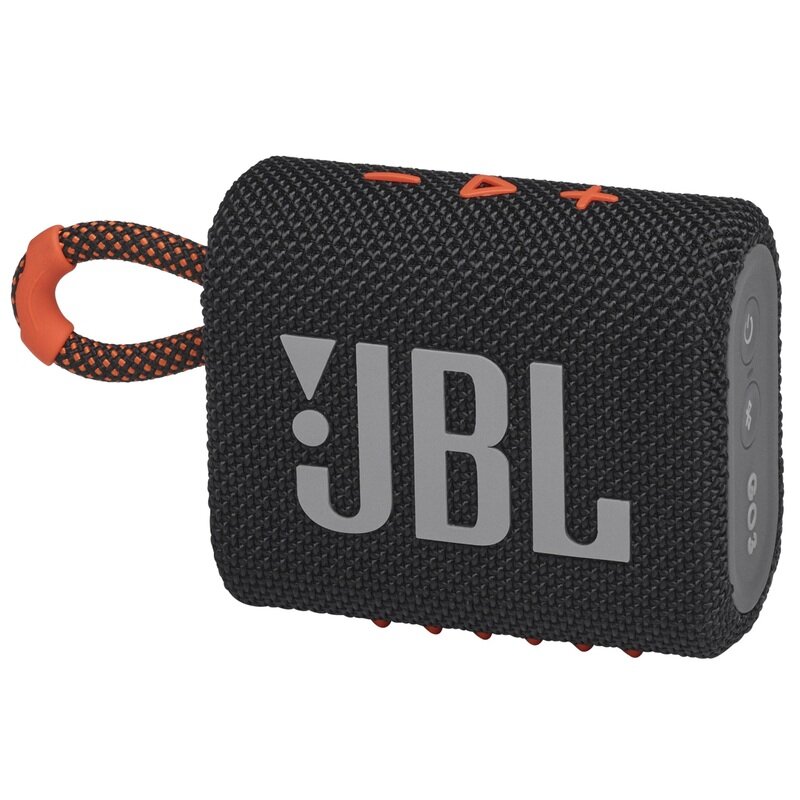 Портативная акустическая система JBL GO 3 BLACK/ORANGE