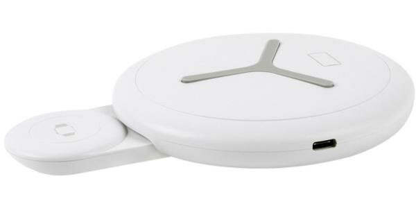 Беспроводное зарядное устройство Rombica NEO Qwatch USB-C 1.5А белый