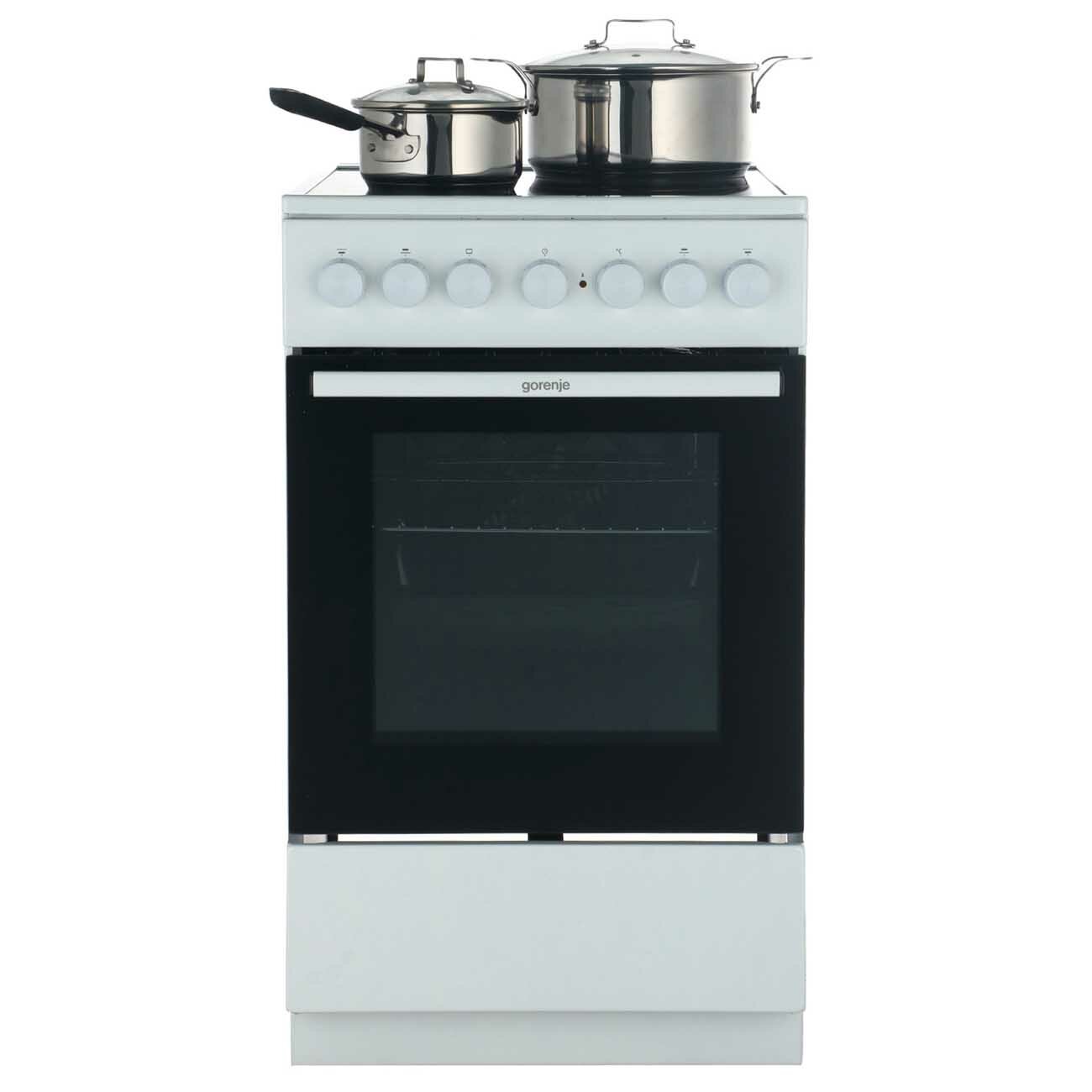 Электрическая плита (50-55 см) Gorenje GEC5B42WG - фотография № 4