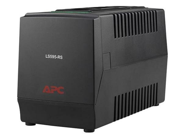 Стабилизатор напряжения APC Line-R LS595-RS черный 3 розетки 1 м