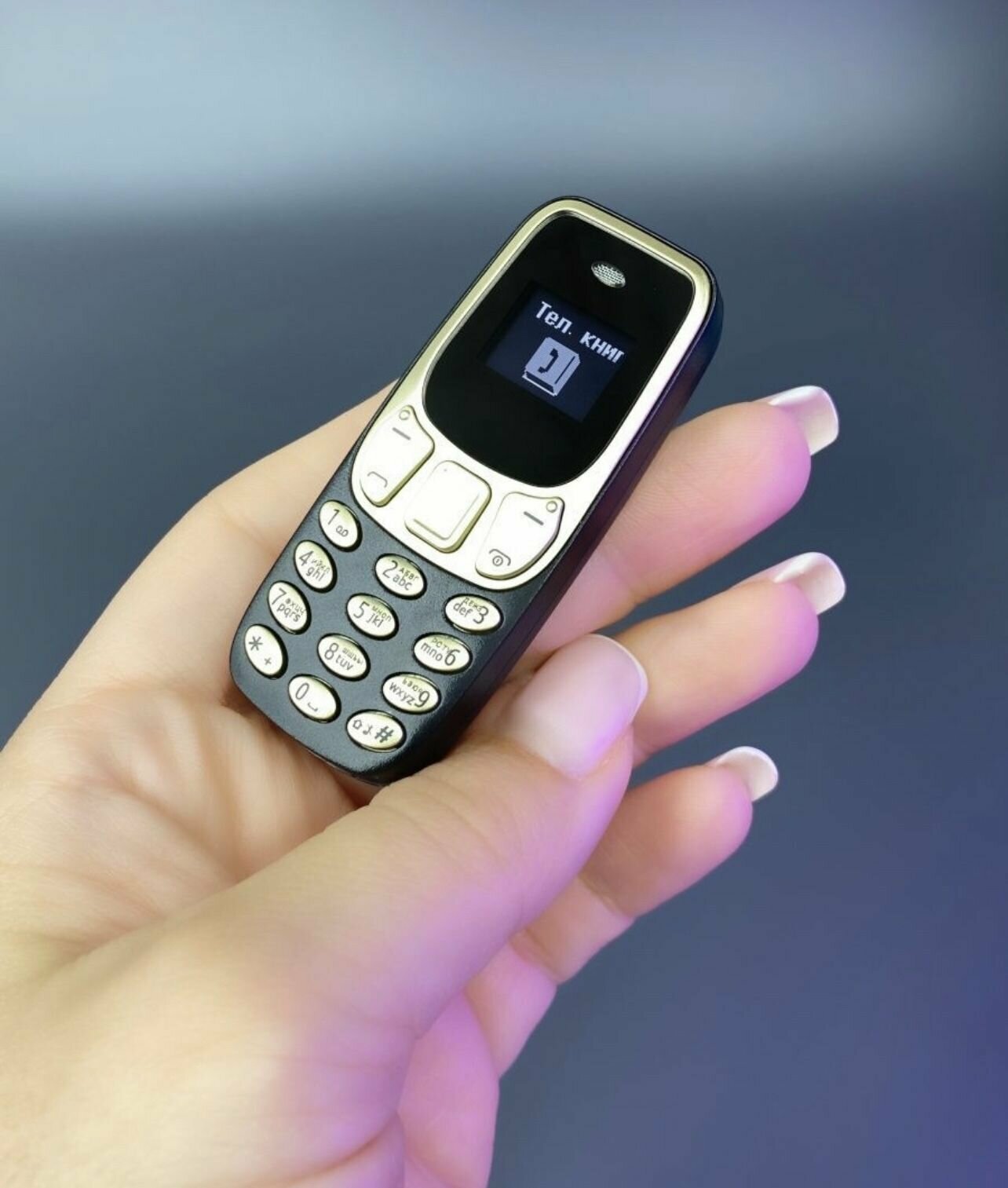 Самый маленький кнопочный телефон L8Star BM10 Халк хаки