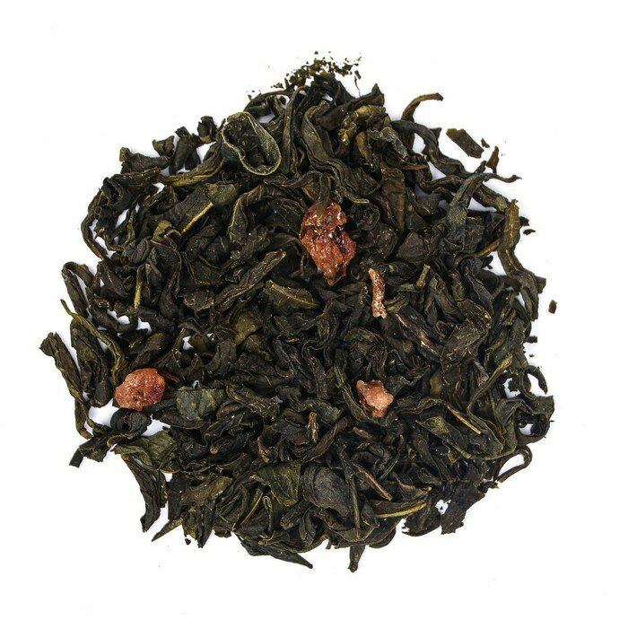 Китайский зеленый чай, клубничный, 50 г - фотография № 2