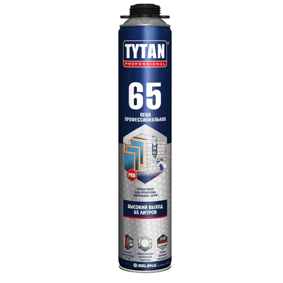 фото Пена монтажная Tytan Professional 65 Профи 750мл (12/672)