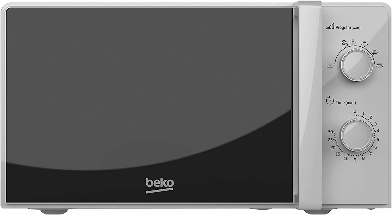 Микроволновая печь Beko MOC20100SFB Solo 20л, серебристая - фотография № 1