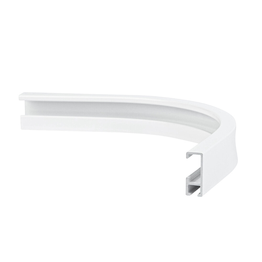 фото Элемент поворотный ARTTEX 90 градусов для профиля Facile вынос 15 см, белый