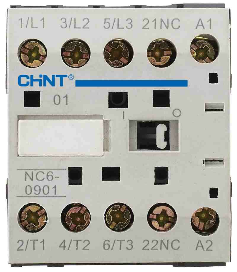 Контактор NC6-0610 6А 230В 50Гц 1НО (CHINT)