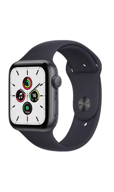Apple Умные часы Apple Watch SE, 44 мм, серый космос