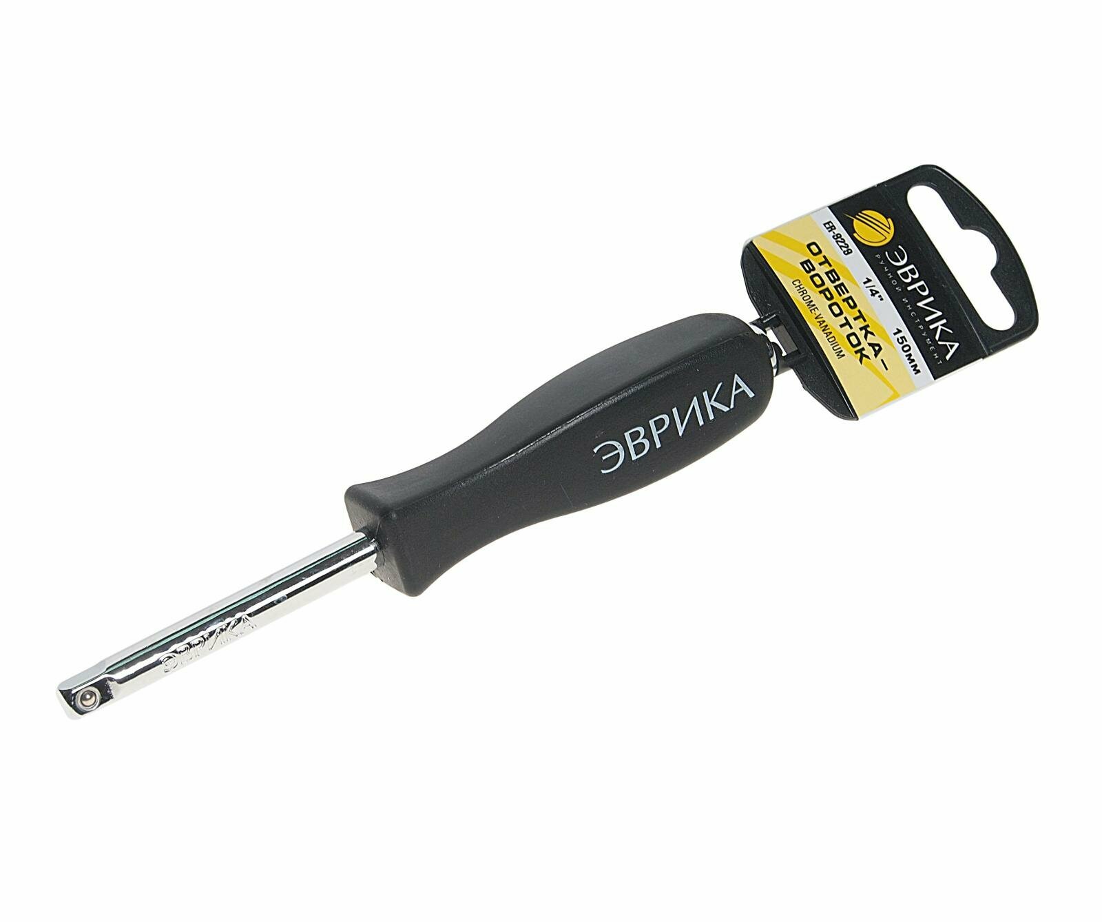 фото Отвертка-вороток 1/4 150мм эврика
