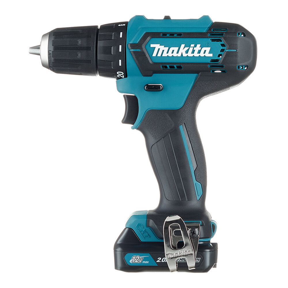 Дрель-шуруповерт аккумуляторная Makita DF333DWAE 12В 2х2Ач Li-Ion