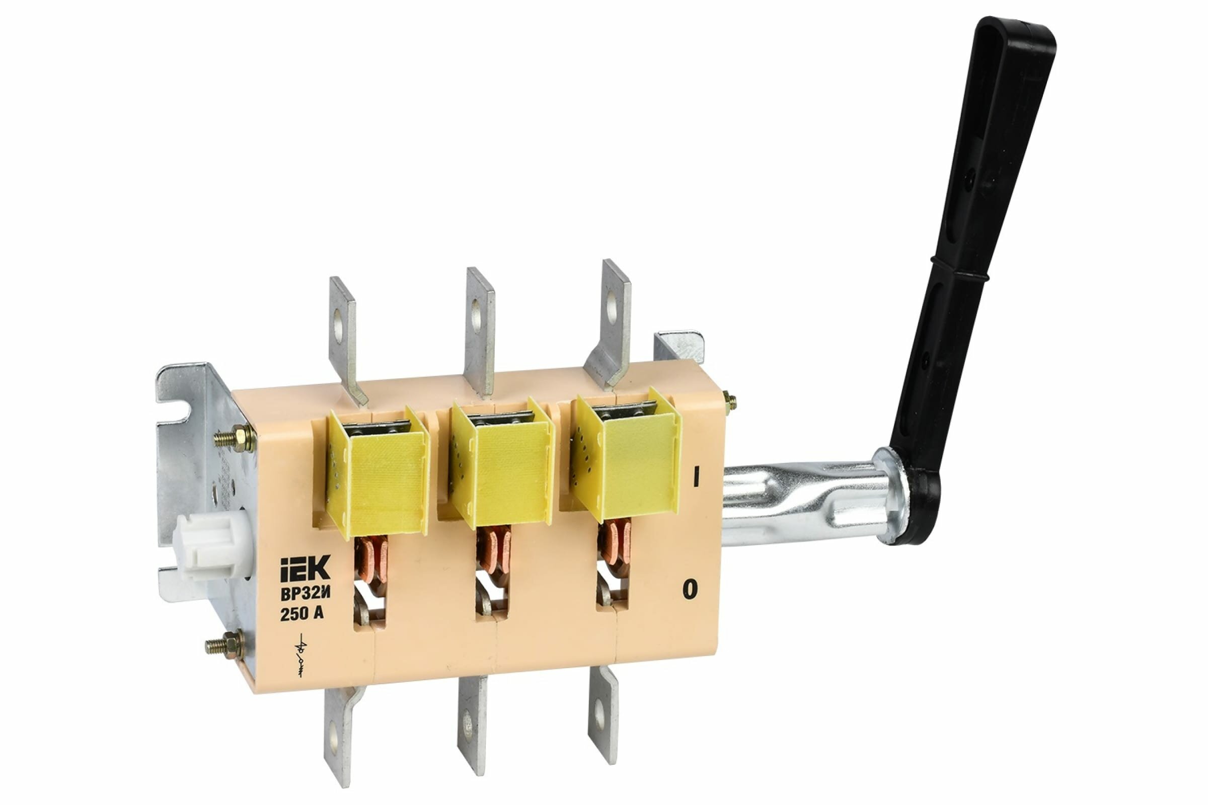 фото Рубильник ВР32И 250А 3P, боковое исполнение | код. SRK21-111-250 | IEK (2шт.в упак.)