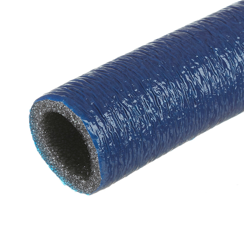 Теплоизоляция для труб Стенофлекс ПЭ 22х6х1000 мм синяя (упаковка 10 шт.) - фотография № 2