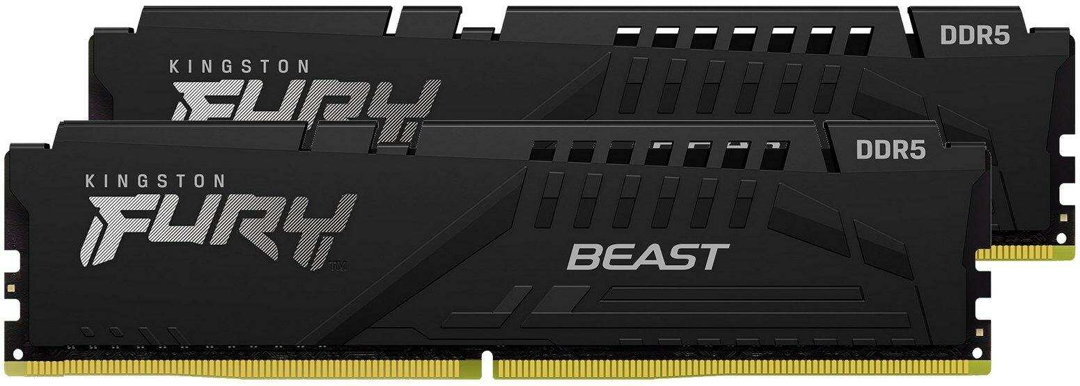 Оперативная память для компьютера Kingston KF552C40BBK2-16 DIMM 16Gb DDR5 5200MHz