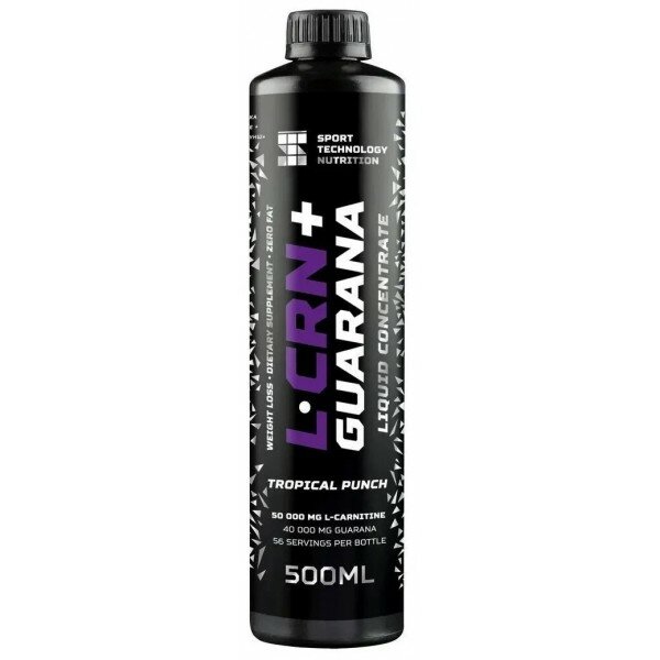 ST Guarana L Carnitine 500 ml, 56 порции(й), тропический пунш