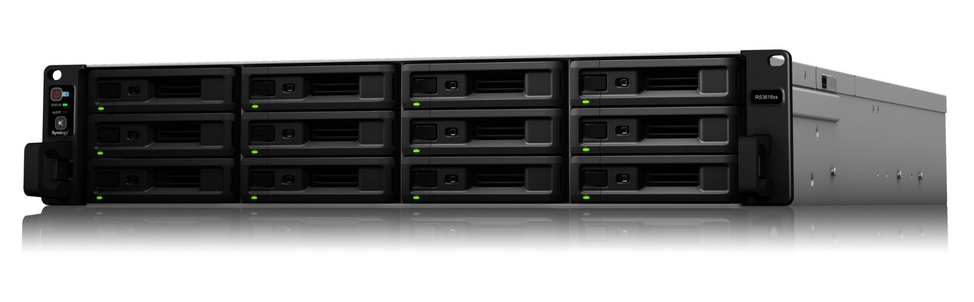 Сетевое хранилище Synology SA3600 стоечный (2U) 12шт. 2.5",3.5" SAS/SATA 192TB Basic,RAID 0,RAID 1,RAID 10,RAID 5,RAID 6,RAID F1 16 GB DDR4 Кол-во сетевые интерфейсов 6шт. 10 Gb/s