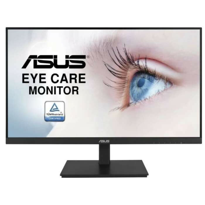 Монитор ASUS 27" VA27DQSB IPS LED, 1920x1080, 5ms, 250 cd/m, 178°/178°, 100M:1, D-Sub, HDMI, DP, USB-hub, 75Hz, колонки, FreeSync, GamePlus Tec., HAS, Tilt, Swivel, Pivot, VESA, Black, 90LM06H1-B01370 ( VA27DQSB,дисплей ЖК, LCD, Full HD, VGA )