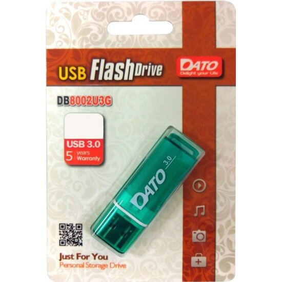 USB флешка DATO 128Gb DB8002U3G green USB 3.0