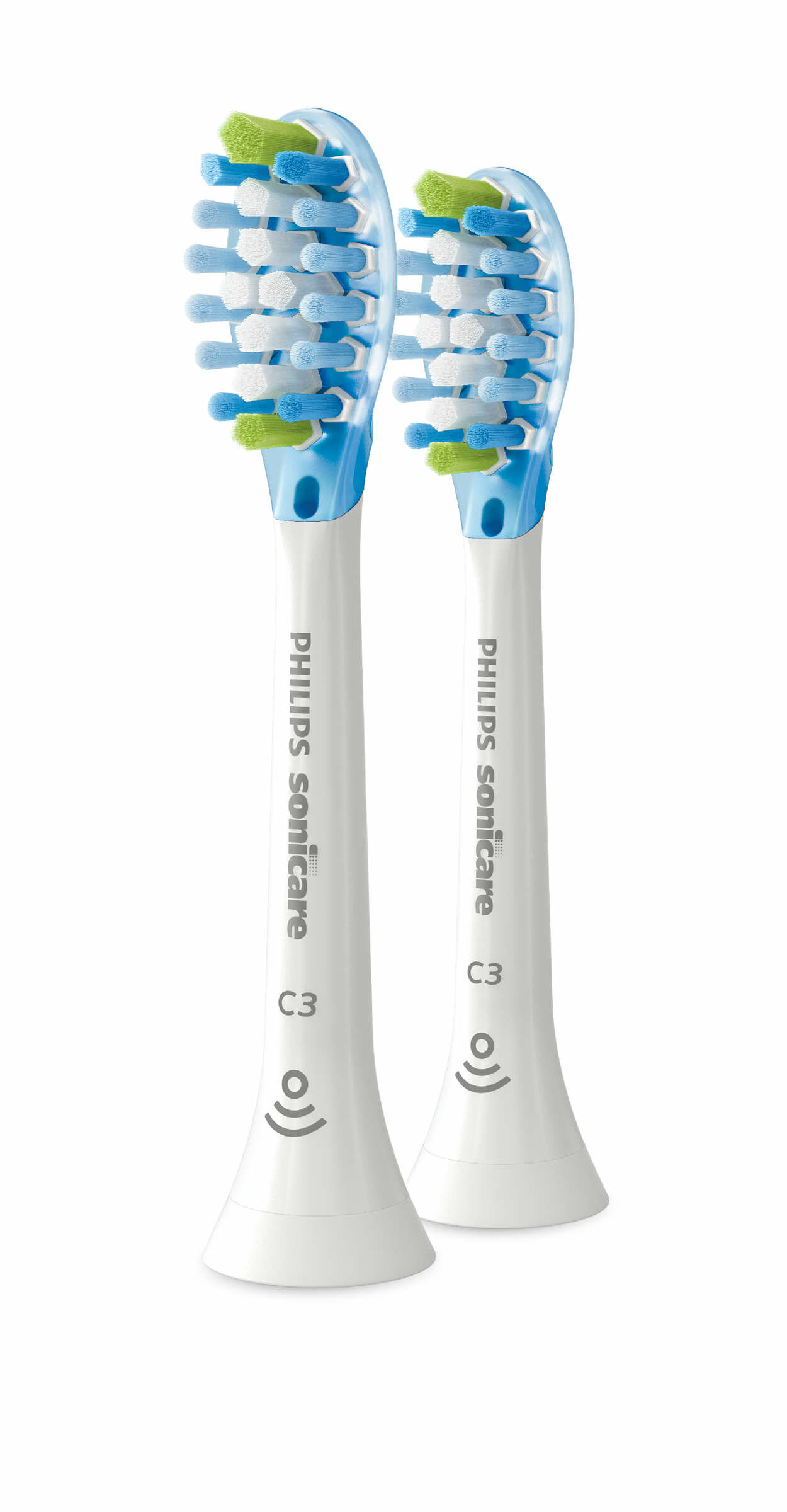 PHILIPS Набор насадок Philips Sonicare C3 Premium Plaque Defence HX9042/17, белый, 2 шт