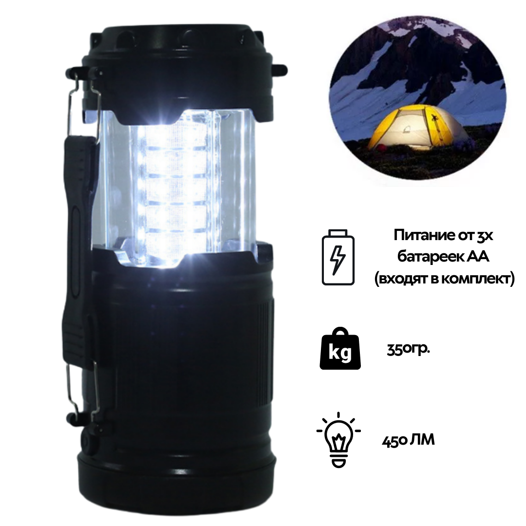 Кемпинговый фонарик beCamp LED Light