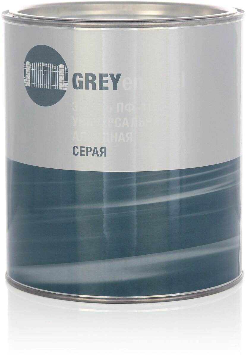 фото Эмаль универсальная Стандарт ПФ-115 глянцевая серая 2,7 кг