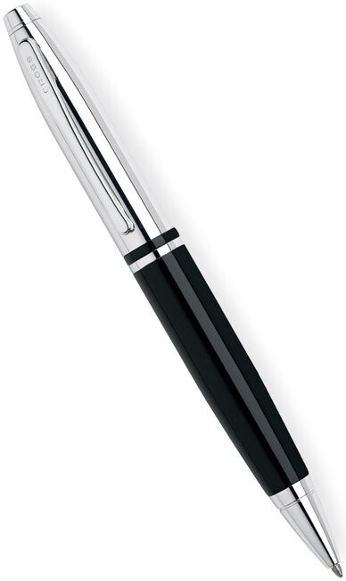 Cross AT0112-2   cross calais, chrome / black lacquer