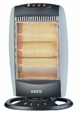 Инфракрасный обогреватель Oasis IS-12P (серебристый)