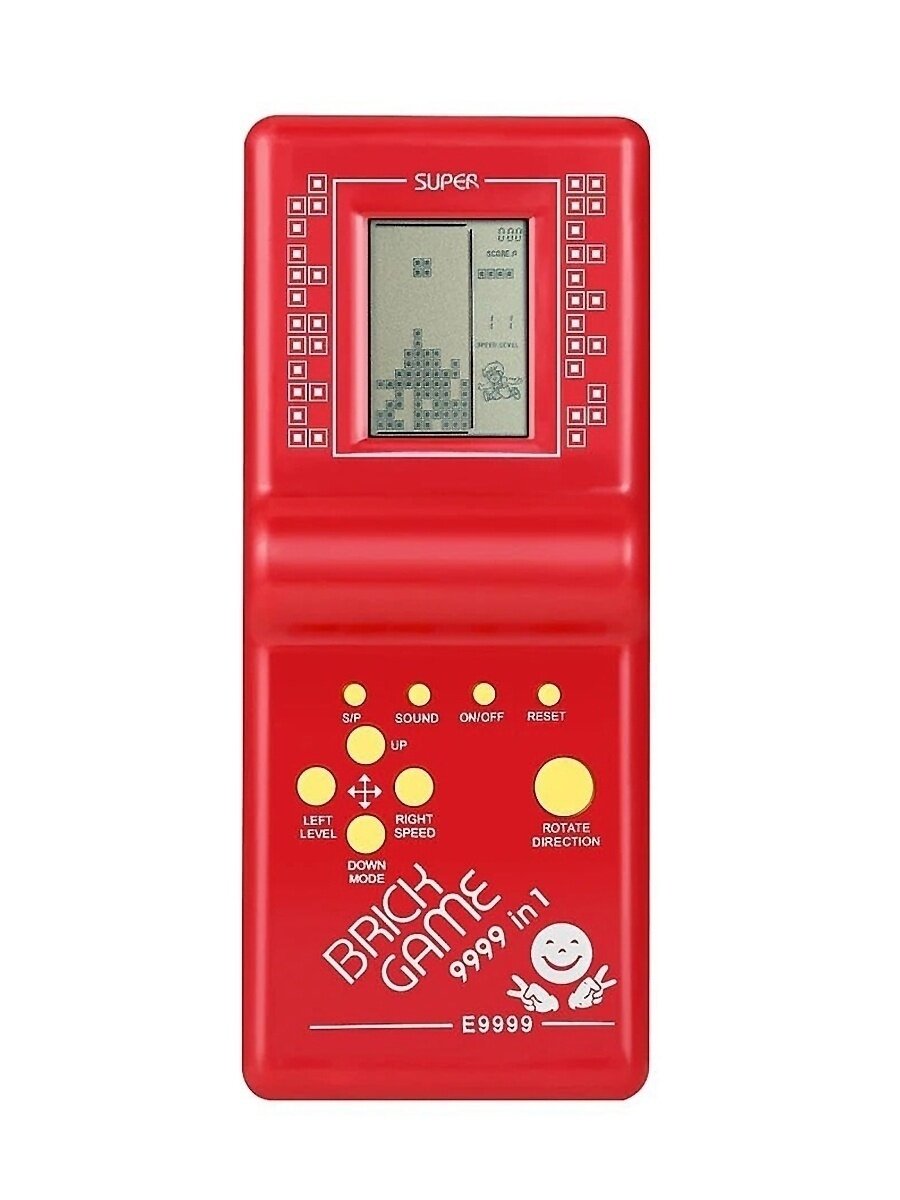 Портативная игровая консоль тетрис (Красный)