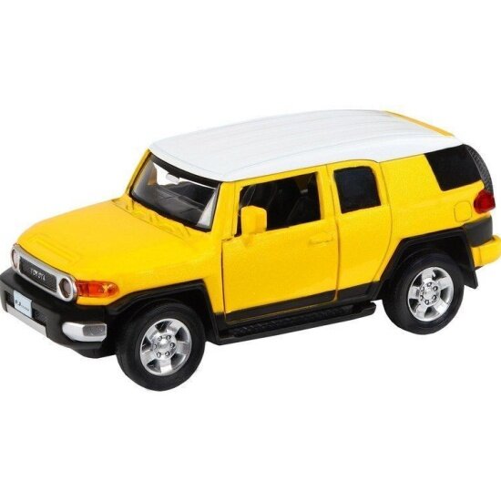 Масштабная модель Автопанорама JB1251389 Toyota FJ Cruiser желтый 1:32