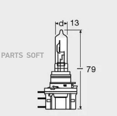 Лампа H15 12V 15/55W PGJ23t-1 ORIGINAL LINE качество оригинальной з/ч (ОЕМ) 1 шт.